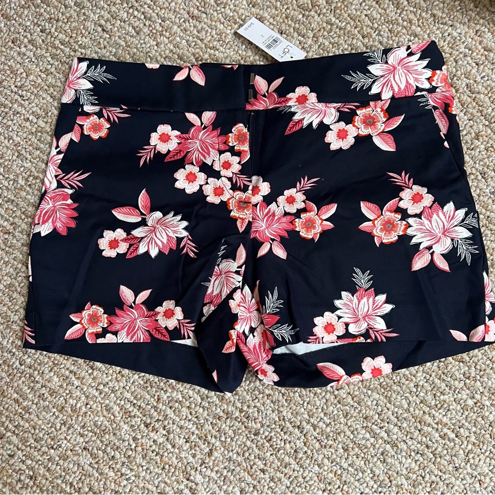 NWT LOFT zinnia double weave  riviera shorts size 2